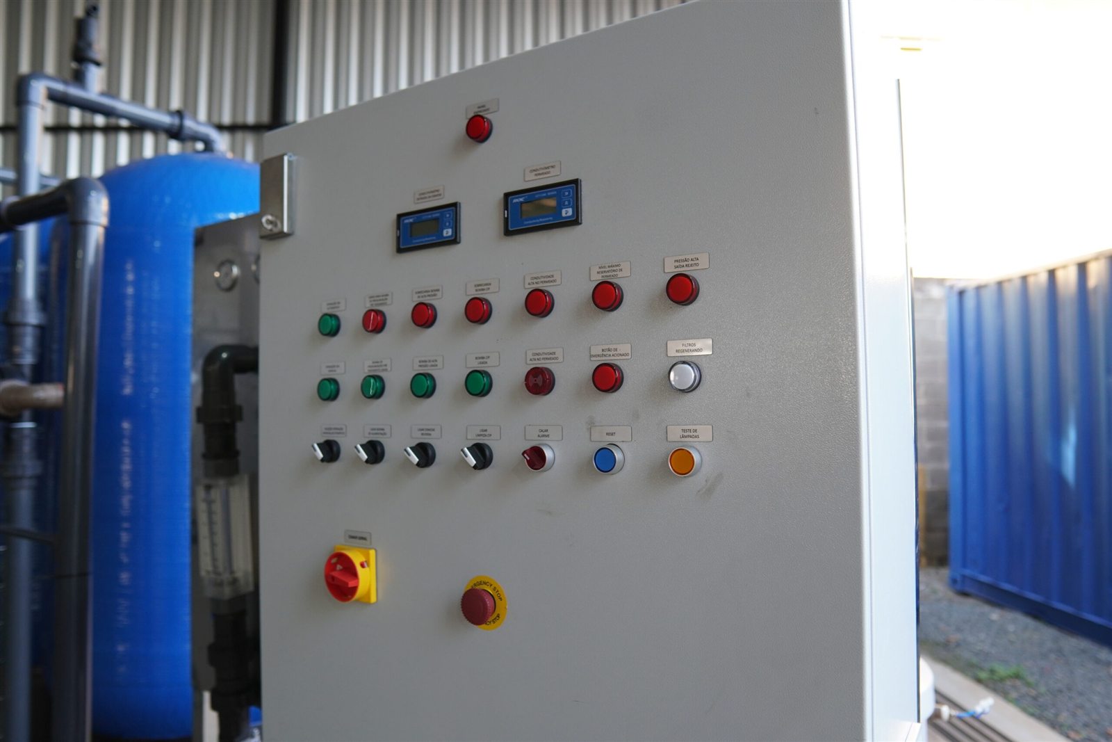 Painel de comando de estação ABBA